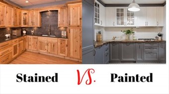 Paint or Stain Cabinets - Angie's Colors