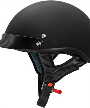 VCAN Cruiser Solid Half Face Motorcycle Helmet - Size S