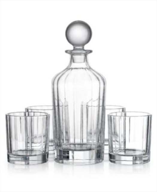 Godinger Whiskey and Rye Crystal five-piece set 