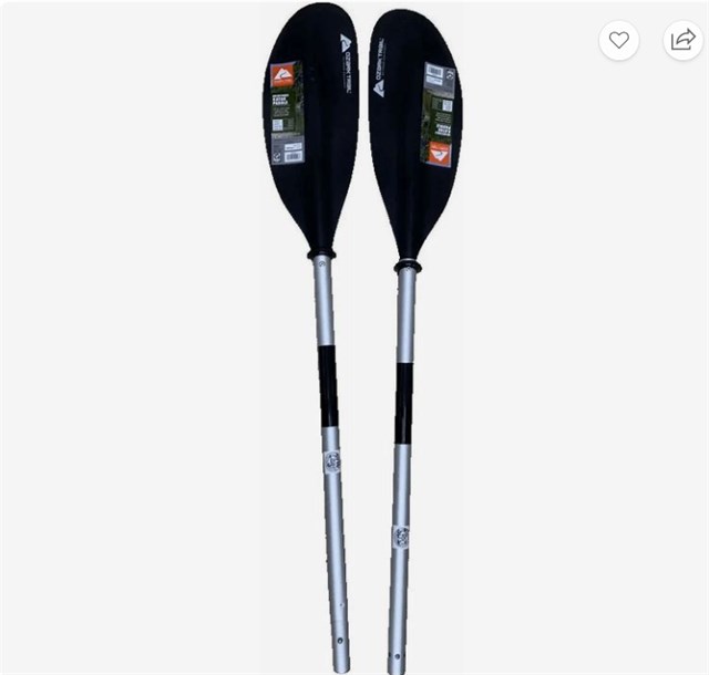 Ozark Trail Basic Black Aluminum Kayak Paddle